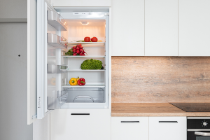 Organized kitchen and fridge
